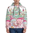 thumbnail image 3 of Saiise Sanrio An Men's Graphic Print Long Sleeve Drawstring Hoodie Pullover Sweatshirt-3X-Large, 3 of 6