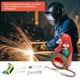 thumbnail image 4 of Eonox Long Pipe Brass Nozzle Oxygen Acetylene Welding Torch Kit with Gauge, Professional Cutting Torch Set with Empty Tanks & Regulators, for Metal Welding, Soldering, Automotive Repair, 4 of 8