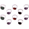 thumbnail image 2 of Miangastore Ring Alloy Stone 10Pcs 1.02X0.94In, 2 of 9