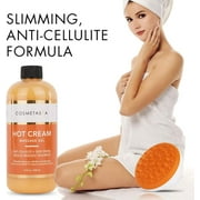Cosmetasa Cream Massage Gel 87% Cream with Massager Mitt, 8.8 fl oz