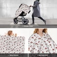 thumbnail image 2 of Zufioo Cherry Berries Print Baby Stroller Seat Nursing Cover, Baby Stroller Canopy Seat Cover Breastfeeding Cover, Suitable for Indoor and Outdoor-One Size, 2 of 9