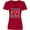 Red, variant on Inktastic Happy Hanukkah Sweater Style Design with Menorah and Dreidel Women's V-Neck T-Shirt