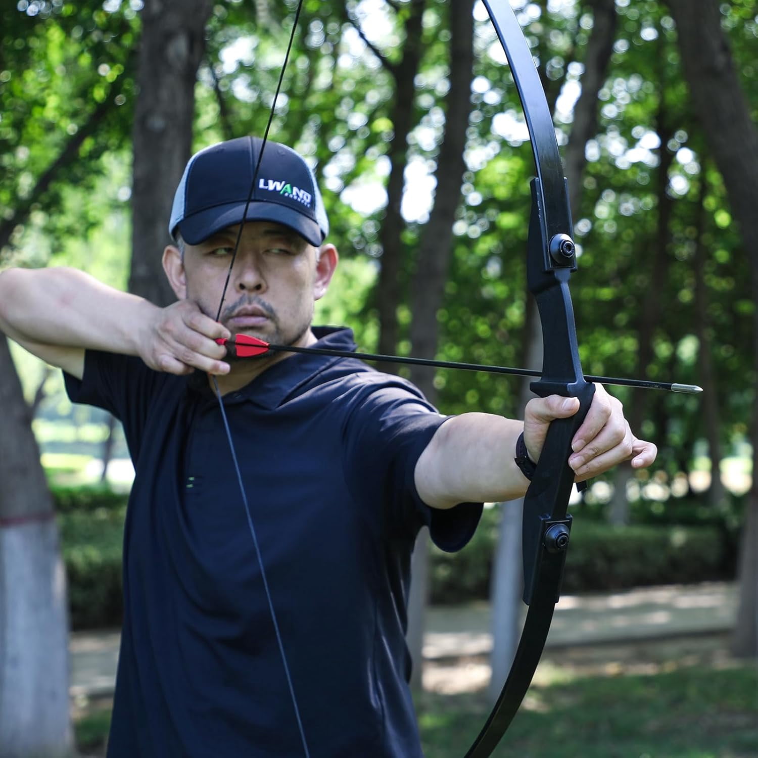 AME Recurve Bows for Adults - Archery Takedown Bow and Arrow Set for Adults/Youth/Teens Beginners Target Practicing, Left & Right Handed 30/35/40lbs