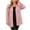 01 Pink, variant on Fewfanhot Women's Clothing Trendy Open Front Crewneck Button Down Long Sleeve Lightweight Cardigans