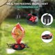 thumbnail image 4 of Bird Feeder with 5 Perches Hand Blown Glass Bird Feeders C, 4 of 5
