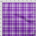 thumbnail image 4 of oneOone Georgette Viscose Purple Fabric Tartan Sewing Material Print Fabric By The Yard 42 Inch Wide-8629, 4 of 4