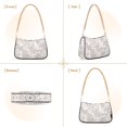 thumbnail image 2 of Womens Chain Shoulder Bag Retro Bohomia Pattern Classic Tote Handbags Fashion Clutch Hobo Purse with Zipper for Travel Casual, 2 of 7