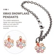 thumbnail image 3 of 2 Pcs Pendentifs en Forme de Flocon de Neige Pendentifs de Bracelet Accessoires de Bijoux DIY, 3 of 9