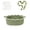 Green, variant on Woven Storage Basket with Cotton Rope and Soft Handle, Multi Functional Organizer for Shelf, Closet, Nursery and Living Room, Empty Gift Basket for Birthday, Wedding and Holiday Decor