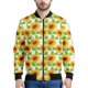 thumbnail image 3 of Chaqueta con cremallera y estampado 3D de girasoles para hombre, sudaderas con capucha y estampado floral de plantas, abrigos de gran tamaño de manga larga para la calle, 3 of 5