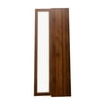 thumbnail image 6 of GAKMCIL Display Cabinet with Glass Doors and LED Lights, 5-Shelf Curio Storage Bookcase, Ample Space for Living Room, Dining Room, Home Decoration (15.75"* 15.75"* 70.87") (Walnut), 6 of 11