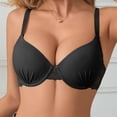 thumbnail image 5 of SwiftWear Women's Underwire Bra Lace Trim Push Up T-Shirt Bra for Everyday Lift, Comfort & Support, 5 of 7