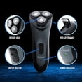 thumbnail image 2 of Barbasol Rotary Shaver, Rechargeable Electric Rotary Shaver with Stainless Steel Blades,, 2 of 8
