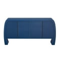 thumbnail image 5 of Storage Cabinets, Floor Sideboard with 4 Doors, Buffet Cabinet With Curved Legs, Accent Buffet Sideboard For Home Office, Entryway, Living Room, 5 of 9