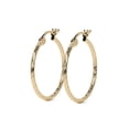 thumbnail image 3 of Arete Arracada Diamantada De Oro 10k Imperial Jewlery Estilo Domino 20mm, 3 of 9