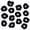 Black, variant on Stcellnmex 14 Pieces Velvet Hair Accessories Scrunchies Ponytail Holders Hair Ties for Teens Women Girls (Black)