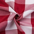 thumbnail image 4 of Coolmee Gray and White Buffalo Checkered Tablecloth Farmhouse Gingham Plaid Yarn Dyed Textured Table Cloth Wrinkle Free Table Covers for Outdoor Picnic, Kitchen and Holiday Dinner, 55 × 102 Inch, 4 of 7