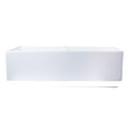 thumbnail image 6 of Alfi Brand Ab3918Db-W 39" White Smooth Apron Thick Wall Fireclay Double Bowl Farm Sink, 6 of 10