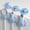 blue 6pcs, variant on Rotating cable organizer, desktop data cable storage and sorting hub, mobile phone charging cable clip, spring fixed cable organizer