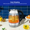 thumbnail image 3 of Chefman Rapid-Boil 1.8L Electric Tea Kettle w/ Keep Warm and Tea Infuser - Stainless Steel, 3 of 9
