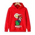 thumbnail image 2 of 2024 Nuevo juego Super Mario Bros. Sudadera de moda superior para niños Sudadera con capucha casual linda para niños Top para niño y niña Primavera y otoño, 2 of 4