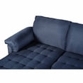 thumbnail image 3 of Sala Modular Doble Chaise Makora Salazar con Memory Foam Color Azul Lino Respaldo Reclinable de 3 Posiciones, 3 of 7