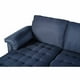 thumbnail image 3 of Sala Modular Doble Chaise Makora Salazar con Memory Foam Color Azul Lino Respaldo Reclinable de 3 Posiciones, 3 of 7