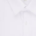 thumbnail image 5 of Paul Bernado Boy's 2204REG French Cuff Pique Design Dress Shirt - White - 8, 5 of 5