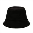 thumbnail image 1 of Sombrero De Cubo Color Puro Invierno Cálido Sombreros De Cubo Sombrero De Pescador Transpirable Para Mujeres MenPinwale Negro M56-58cm / 22.05-22.83in ANGGREK Pinwale Corduroy Negro M(56‑58cm/22.05‑22.83in), 1 of 1