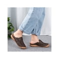 thumbnail image 5 of Beiwei Womens Clogs Shoes Slip on Mules Casual Closed Toe Flats Non-Slip Slippers Brown US 5, 5 of 9