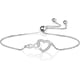thumbnail image 1 of Pulsera Infinito y Corazón Mujer, Joyería Plata S925 Dama, Pulseras para Mujer Ajustable, Regalos para Mujer, Cumpleaños, San Valentín, Día de las Madres y Mamá, Caja de Embalaje y Tar, 1 of 5