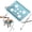 Blue, variant on Dog Grooming Hammock, 2-in-1 Foldable Pet Grooming Bed, Mesh Bath Stand with Strap, Portable Wash Station for Small Pets
