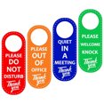 thumbnail image 7 of Supvox DoubleSided Do Not Disturb Office Door Sign with Easy Install PU Material for Storage Use Assorted Pcs, 7 of 7