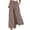01-Brown1776, variant on Womens Paperbag Waist Wide Leg Palazzo Pants Tie Closure Side Pockets Vacation Trousers Brown Size S