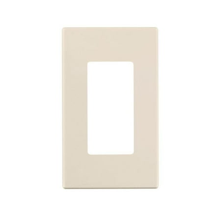 Leviton R78-80301-00T Light Almond Decora Plus Screwless Snap-On Wallplate