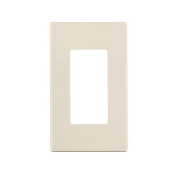 Leviton R78-80301-00T Light Almond Decora Plus Screwless Snap-On Wallplate