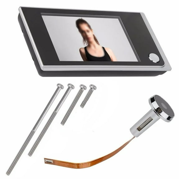 Lightweight Digital Door Viewer With 720P HD Outdoor Camera And 3 5 Inch Screen