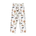 thumbnail image 2 of Vsdgher Snake Print Mens Pajama Pants Sleep & Lounge Pants, PJ Bottoms With elastic waistb and Pockets, 2 of 5