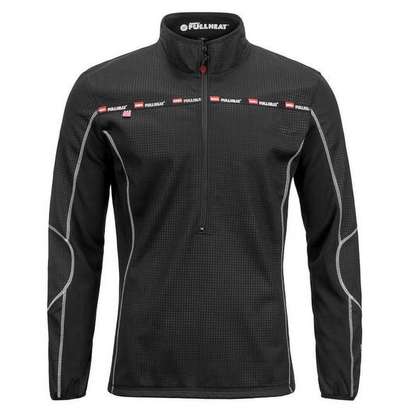 Noru Full Heat Half Zip Pullover (Large, Black)