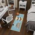 thumbnail image 5 of Ottomanson Hershey Smores Breakdown Machine Washable Non-Slip Rubberback 2x5 Runner Rug, 20"x 59", Blue, 5 of 7