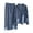 Blue, variant on BiZtdJrK Summer Beach Cotton Linen Sets for Women Loose Comfy Lightweight Lounge Set Button Down Shirt and Pants Matching Casual Outfits with Pockets