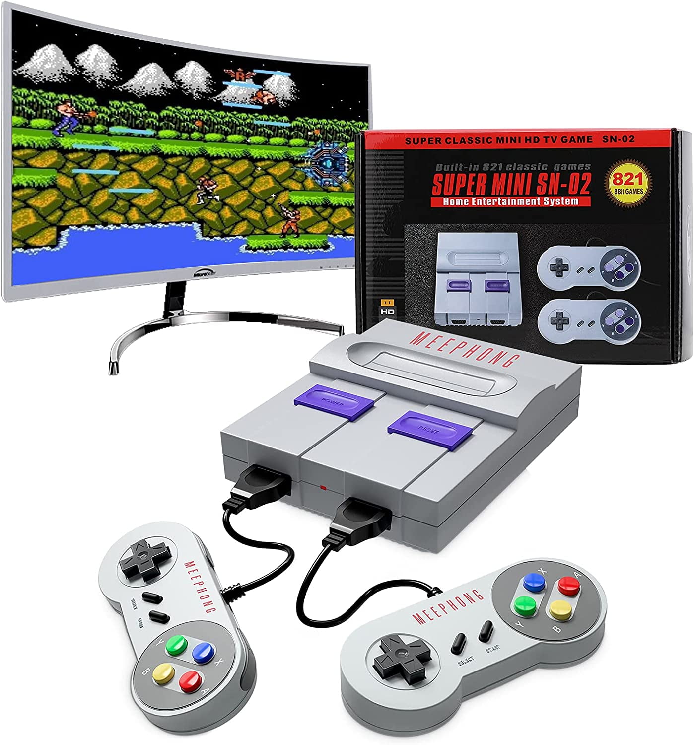 MEEPHONG HDMI Retro Game Console 821 Classic Games Guam Ubuy