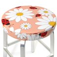 thumbnail image 6 of Goofa Daisy and Ladybug Printed Stool Covers Round, Waterproof Round Bar Stool Covers Anti-Slip Round Bar Stool Seat Cover with Elastic Bands Durable -, 6 of 7