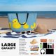 thumbnail image 5 of Easygdp Cute Ducky Bolsa de Viaje de Playa de Gran Capacidad, Bolsa Tote Perfecta para la Playa, Escapadas de Fin de Semana y Viajes, 5 of 7