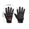 thumbnail image 3 of Steadline All-Season Motorcycle Riding Gloves with Touchscreen Fingers - Anti-Slip Reinforced Palm for Better Grip - Breathable Mesh Design for Comfortable Long Distance Riding, 3 of 6