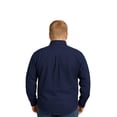 thumbnail image 2 of Big Kong Camisa Tallas Grandes Hombre Marino Lisa Oversize Manga Larga, 2 of 5