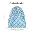 thumbnail image 4 of Sikiie Blue Fish Scale Texture Toddler Beanie Kids Beanie Hat Warm Winter Hats for Boys Girls Knit Cap, 4 of 7