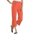 thumbnail image 1 of Woman Within Women's Plus Size Petite 7-Day Knit Capri Pants, 1 of 6