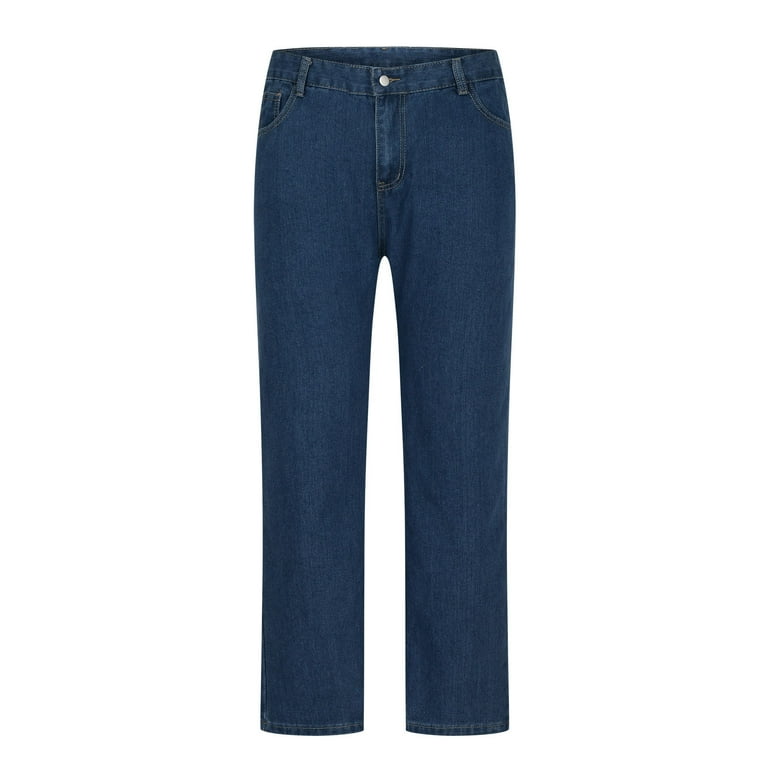 WXLWZYWL Mens Jeans Relaxed Fit Stretchy Lightweight Travel Pant