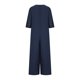 thumbnail image 5 of ICHUANYI Liquidación Mujer Casual Sólido Cuello vuelto Algodón Lino Mameluco Traje largo Mono con cremallera ICHUANYI WER202308251399, 5 of 6